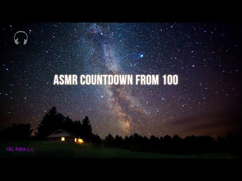 [ASMR] ★ Countdown from 100 ★ [ear to ear] [whisper] [ear cupping]