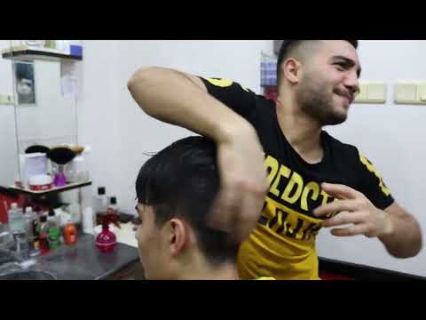 ASMR TURKİSH BARBER MASSAGE HEAD NECK BACK AMR EAR FACE MASSAGE THERAPY
