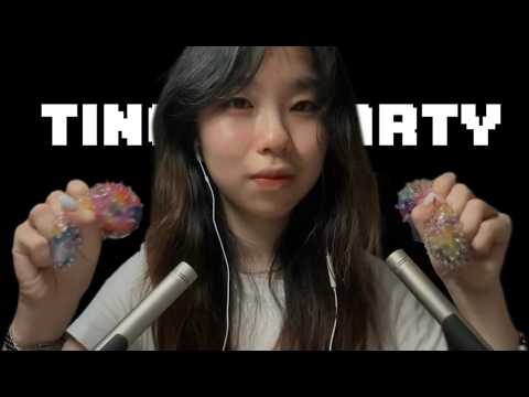 Super Tingly Squishy Ball Mic Rubbing & Feather Sounds ♡