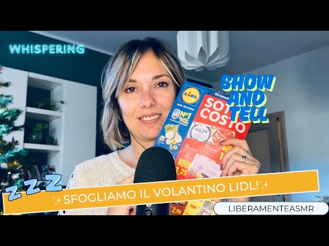 Asmr ita Whispering ✨Sfogliamo il volantino Lidl!✨ #papersounds 