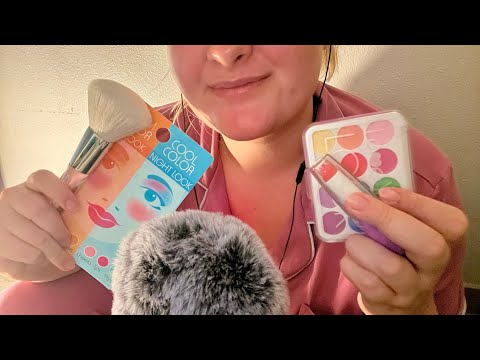 🇩🇰 ASMR - doing your makeup // whispered // danish/dansk 🇩🇰