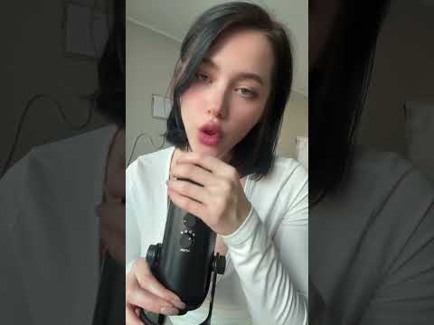 Mouth sounds in your ear #asmr #asmrsounds #asmrsleep