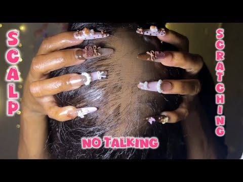 ASMR DEEP SCALP SCRATCHING *no talking*