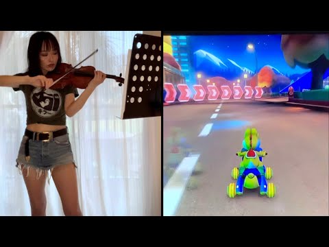 Mario Kart 8 Tour Vancouver Velocity Cover (Solo Violin)