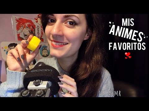 ♡ASMR español♡ MIS ANIMES FAVORITOS❣ (susurros cosquillosos)❤