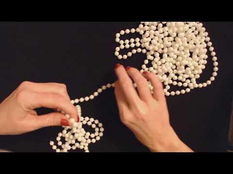 ASMR Sleepytime! Whispered Counting of Beaded Garland