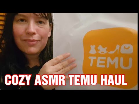 #asmr  A Tingly COZY TEMU HAUL  (whispered)