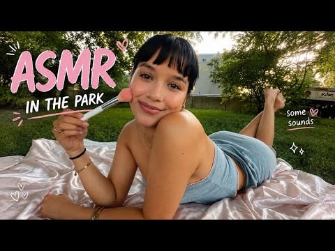 🌿 ASMR in the Park ☀️ | Relaxing Outdoor Sounds, Tingles & Triggers