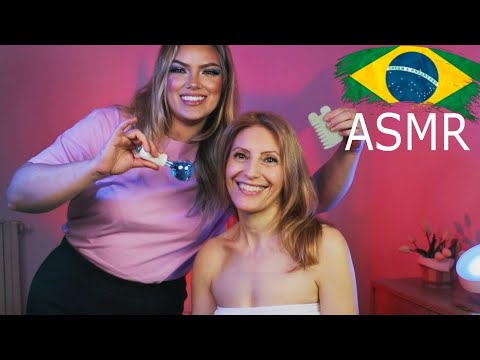 ASMR em uma Pessoa Real: Massagem na Cabeza, No Pescoço e nos Ombros para Relaxar e Aliviar a Tensão