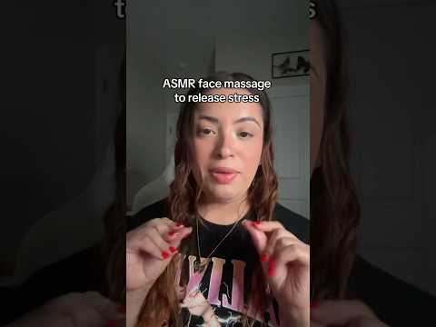 ASMR face massage to help you relax & release stress- #asmr #asmrfacemassage