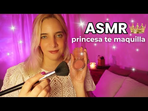 ASMR 👑 Tu Amiga la PRINCESA Te Maquilla 💄✨