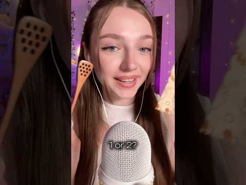 1 or 2? #asmr #asmrsounds #asmrrelax #asmrtingles #asmrwhispers #asmrsleep #relax #tingles #whispers