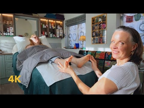 Professional Foot Reflex Collab with @asmr_beauty  | Unintentional ASMR Real Person