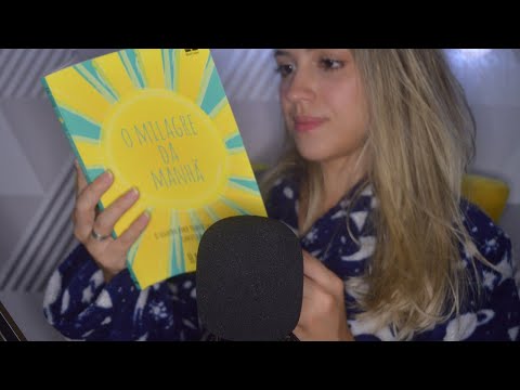 ASMR - LENDO PARA VOCÊ coisas POSITIVAS (o milagre da manhã)