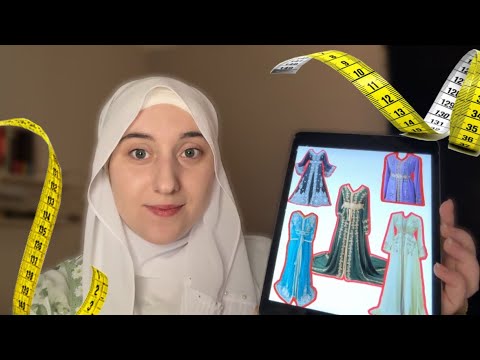 ASMR- Measuring You for a Moroccan Kaftan 📏🇲🇦