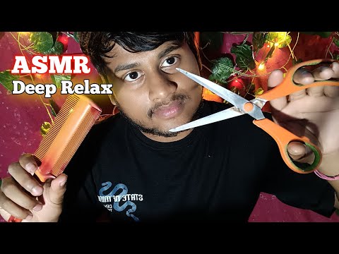  ASMR Haircut & Face Massage 💇💆 | Ultimate Relaxation & Sleep Triggers ✨