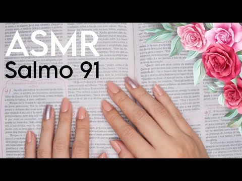 ASMR p/ Ansiedade e Depressão | oração do Salmo 91 (com chuva)