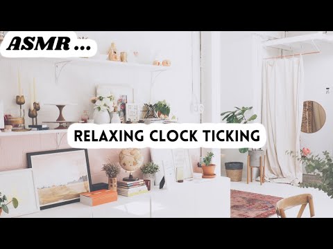 ASMR RELAXING CLOCK TICKING 1 HOUR CONTINUOUS CALMING SOUNDS 편안한 시계 초침 명상 수면