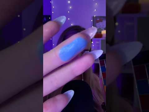 ASMR spit painting with colours 🎨 #asmrmouthsounds #asmrtingles