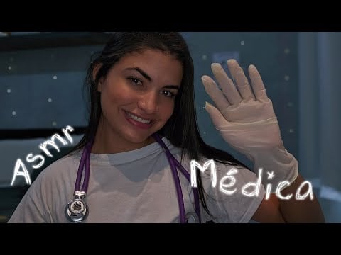 ASMR | Médica carinhosa cuida de você | Voz suave com sons de teclado e outros gatilhos