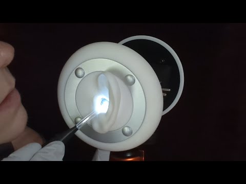 ASMR - Long Intense Ear Cleaning Close Up - Gloves, Picking, Otoscope - Soft Spoken