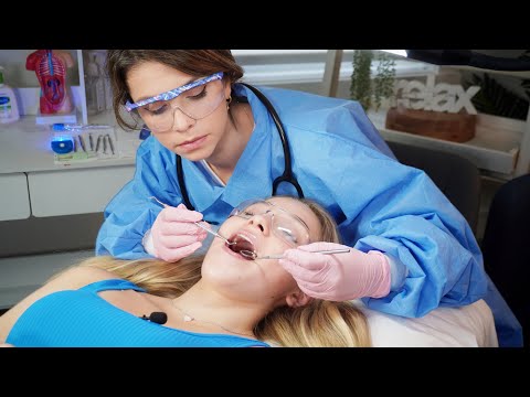 Real Person ASMR Cranial Nerve Exam Medical Roleplay, Dental Teeth Impressions | Relax & Sleep