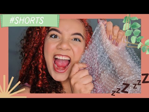 ASMR: PLÁSTICO BOLHA 💖💖 #shorts