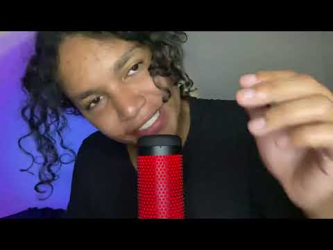 ASMR Spit painting mouth sounds and spit visualization (personal attention)