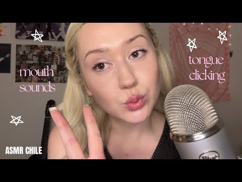 duerme rápido🤍 tongue clicking asmr mouth sounds