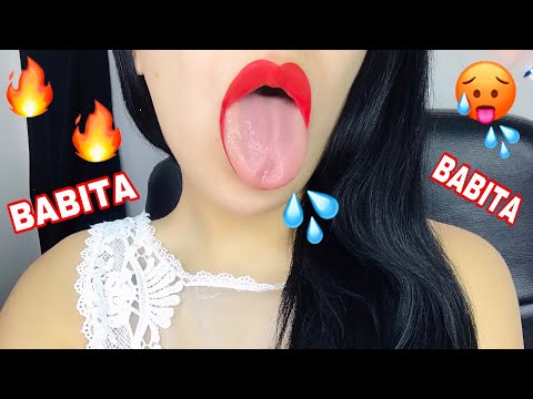 💦👅🔥ASMR SONIDOS DE BABITA- MOUTH SOUNDS💦🔥