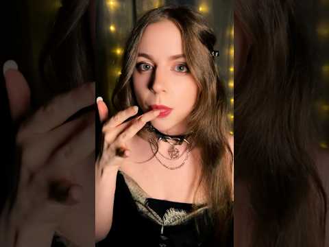 Goth Girl Cleans Your Face (Soft Spit Painting) #shorts #asmr #asmrsounds