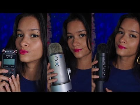 ASMR Batalha dos Microfones: Tascam x Blue Yeti x Mu900