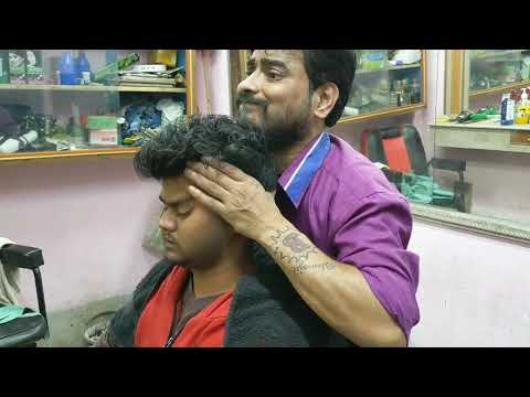 A perfect asmr head massage at Indian salon | Watch for ultimate relaxation