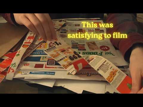 [cozy asmr]🪄1hr. normal speed ripping & tearing junk paper, mail (no talking) background asmr