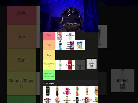 ASMR • TIER-LIST DES MEILLEURS BOISSONS !  #asmr #triggersforsleep #asmrfrançais