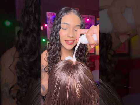 asmr analisando seu couro cabeludo