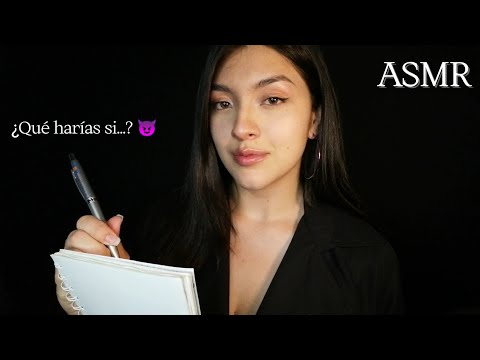 ASMR TE HAGO una ENTREVISTA de TRABAJO MUY RARA y MUY RANDOM