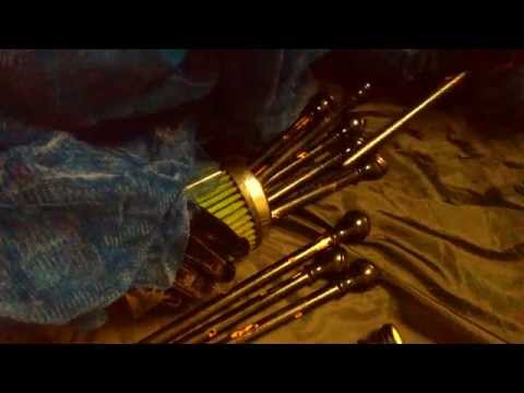 [ ASMR ] Tapping with antique  wood ....Tikken met hout  .........