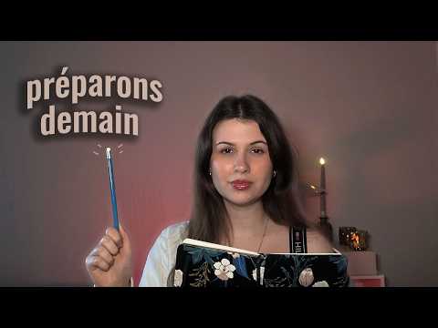 ASMR Routine du soir 🌙 Préparons demain ensemble ! (relaxation & chuchotements)