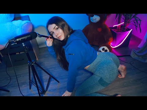 ASMR EAR LICKING | FABRIC SCRATCHING, MICRO BRUSHING