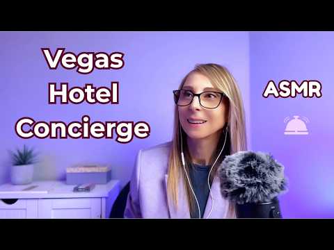 ASMR Vegas Hotel Concierge Roleplay✨Dining, Shopping, Shows, Casino, STRAT Jump & more! Let's Plan!