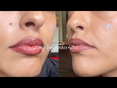 my lip combos! (tutorial + products used)