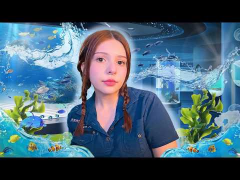 (asmr) frutiger aero/aqua aquarium tour🌊🐠🪸 (soft spoken + water sounds)
