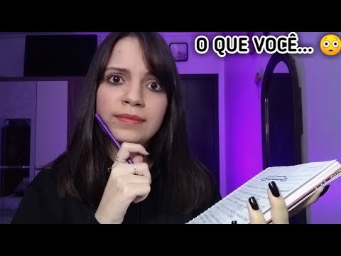 ASMR - Te fazendo algumas perguntas pessoais... 😳