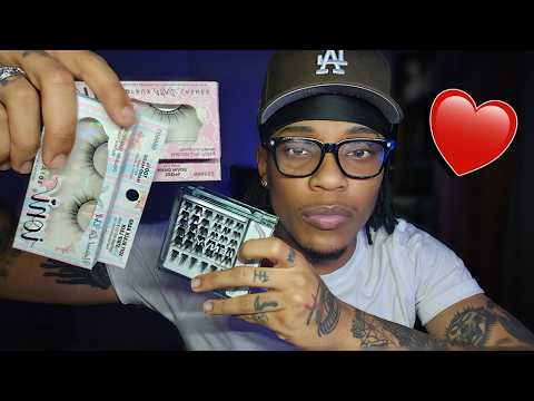 ASMR Close Guy Friend gives you Eyelash Extensions ✨(Personal Attention)