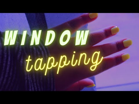 ASMR | Lo-Fi Window Tapping for Relaxation - No Talking