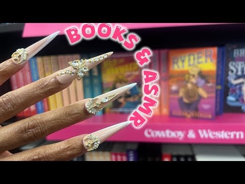1 HR OF PUBLIC ASMR AT BOOKS-A-Million | Book Tapping, Scratching, Book Massage & Camera Tapping