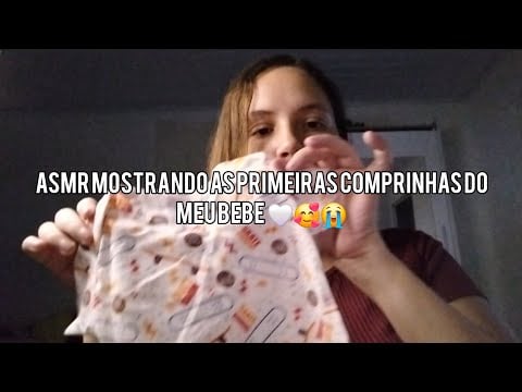 ASMR - Mostrando as primeiras comprinhas do meu bebê 🤍🥰😭