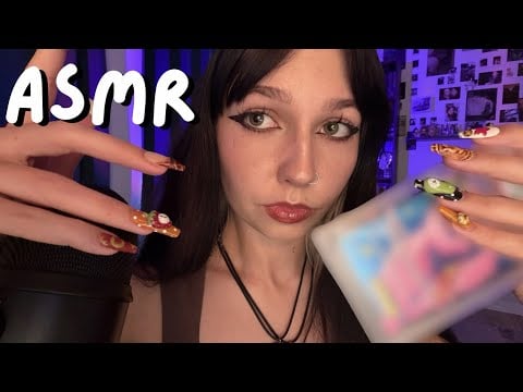 ASMR Gripping on WHAT?? (Mouth Sounds, Stick Tapping, REALLY Tingly) 