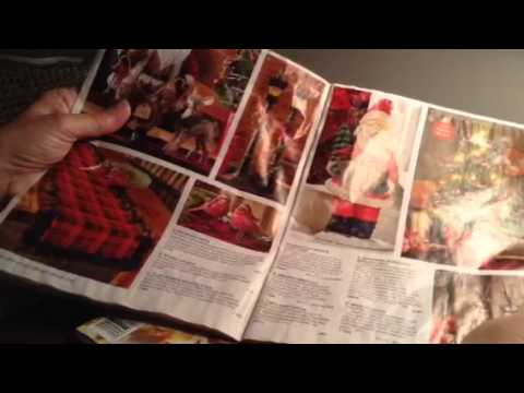 ASMR Christmas series - shopping consultant role play and crinkly page turning, soft spoken